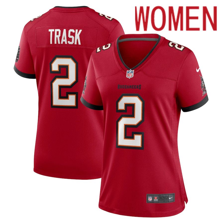 Women Tampa Bay Buccaneers 2 Kyle Trask Nike Red Game NFL Jersey